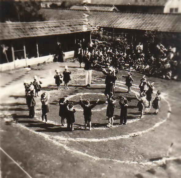昭和28年ごろの運動会の様子